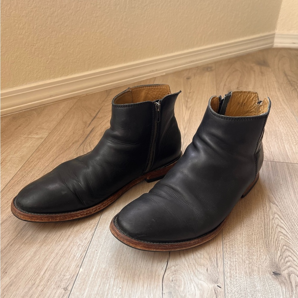 Seal of the Sutro San Francisco Men’s Black Leather Arthur Boots Size 11.5